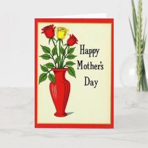Blumenvase Muttertagskarte Karte