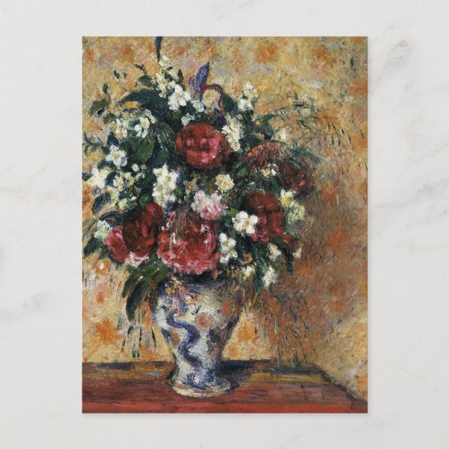 Blumenvase Postkarte (Vorderseite)