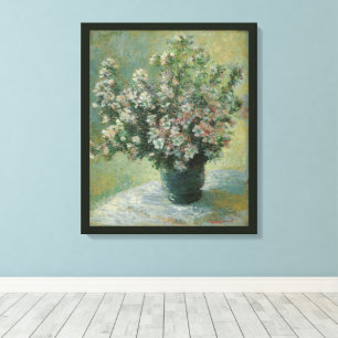Blumenvase von Claude Monet Leinwanddruck