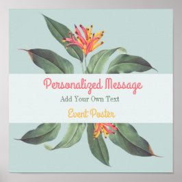 Blumenveranstaltung Poster