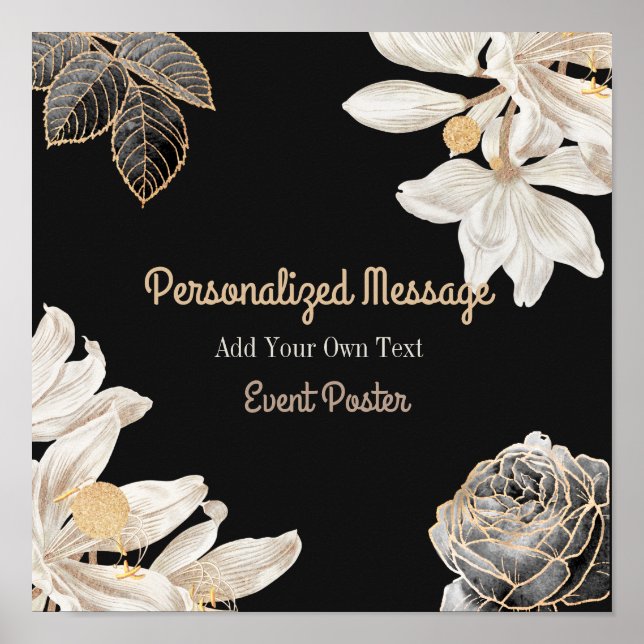 Blumenveranstaltung Poster (Vorne)