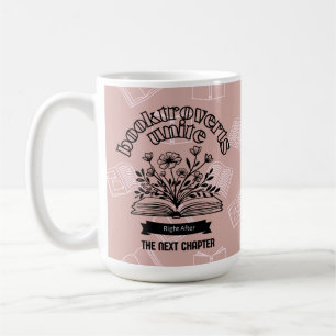 Blumenverbund "Booktroverts Unite" Kaffeetasse