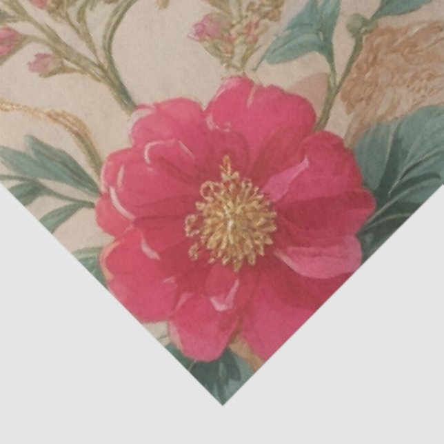 Blumenverkleidung Seidenpapier (Ausschnitt)