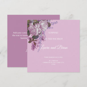 Blumenverkündung, nur verheiratete Hochzeit
