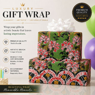 Blumenverpackungspapier Dekoratives Geschenkpapi Geschenkpapier