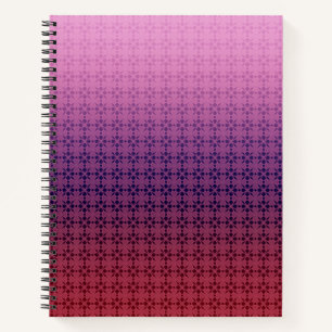 Blumenverzierung, Steigung Notizbuch