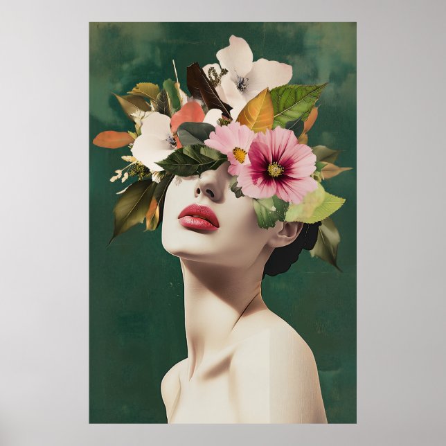 Blumenvisionen Poster (Vorne)