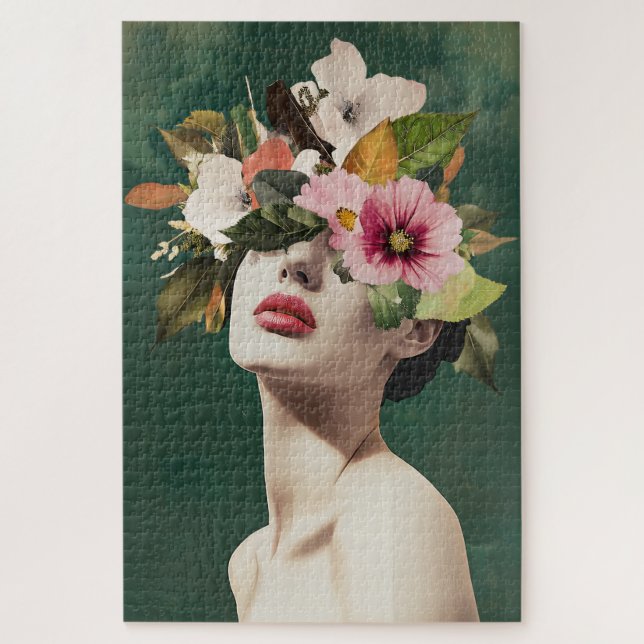 Blumenvisionen Puzzle (Vertikal)