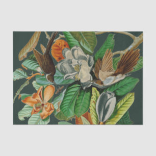 Blumenvögel Dramatisches Dekoupage Tissue Paper Seidenpapier