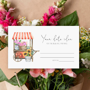 Blumenwagen - Date Night Ideen \ Date Jar Begleitkarte