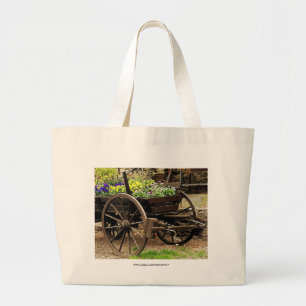 Blumenwagen Jumbo Stoffbeutel