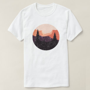 Blumenwald Kreis Baum Liebender Wald Baum T-Shirt