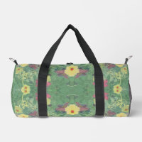Blumenwaldfußboden Druck Nähtasche