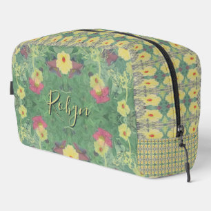 Blumenwaldfußboden Druck Nähtasche Waschbeutel