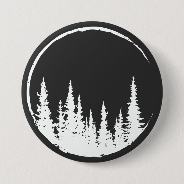 Blumenwaldkreislauf-Baum Liebeswald Baum Button (Vorderseite)