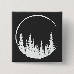 Blumenwaldkreislauf-Baum Liebeswald Baum Button