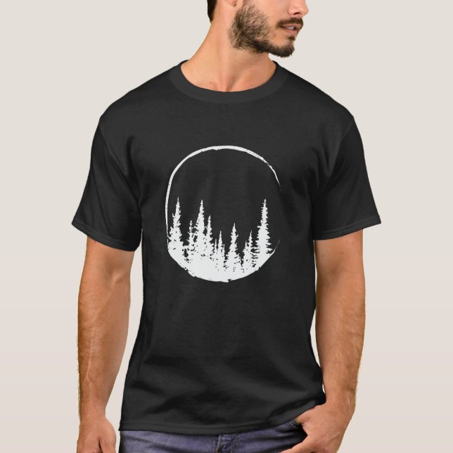 Blumenwaldkreislauf-Baum Liebeswald Baum T-Shirt (Vorderseite)