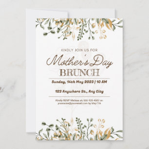 Blumenwasser Muttertagsbrunch Save The Date