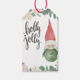 Blumenwasser-Weihnachtsmänner GenomgiftTags Geschenkanhänger