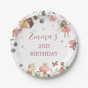 Blumenweiden Girls Geburtstagsparty Paper Plate Pappteller