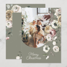 Blumenweihnachtsfest Foto Personalisiert