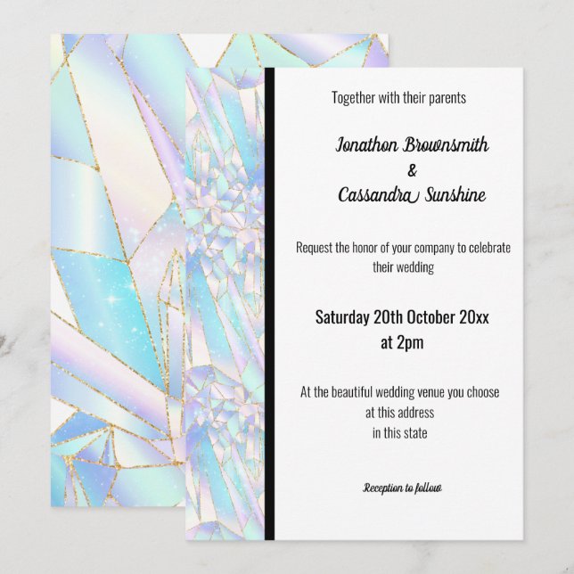 BLUMENWEISSE ROSE EINLADUNG (Vorne/Hinten)