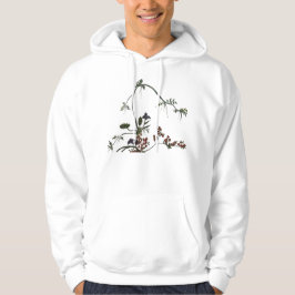 Blumenwerk Japanische Blume Hoodie