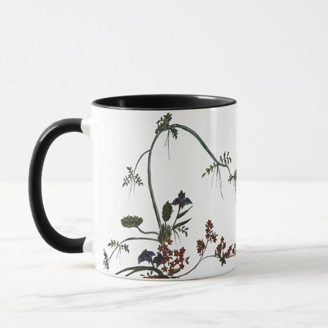 Blumenwerk japanische Blume Tasse (Links)