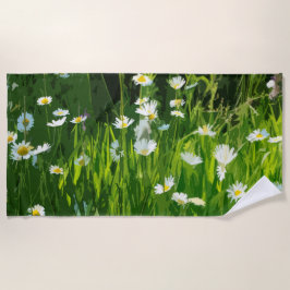 Blumenwiese Strandtuch