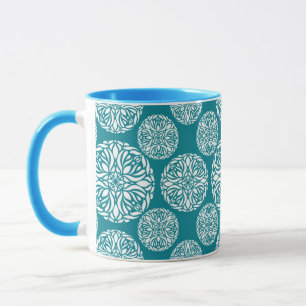 Blumenwinterschneeflocke Tasse