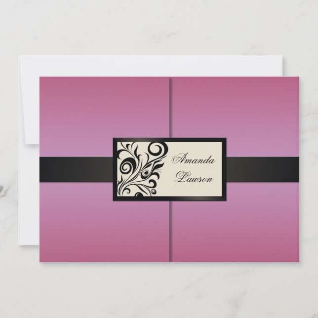 BlumenWirbels-Einladung Einladung (Vorderseite)