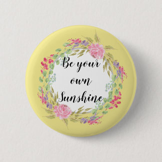 Blumenwreath-kundengerechtes KreisAbzeichen Button