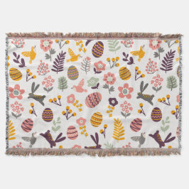 BlumenWurfs-Decke des ostern-Frühlings-Muster-| Decke