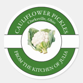 Blumenzapf Runder Aufkleber