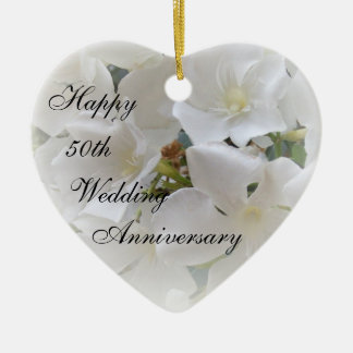 Blumenzarte zum Geburtstag Keramik Ornament