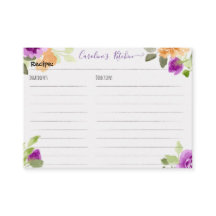 Blumenzellenkarte für Brautparty