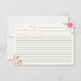 Blumenzellenkarte und Gedicht