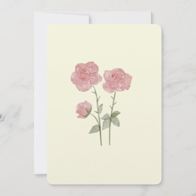 Blumenzettel Einladung (Rückseite)