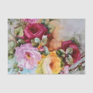 Blumenzettel für die Wasserfarbe, passend zum Gewe Seidenpapier