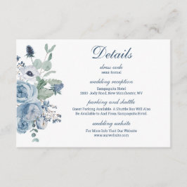 Blumenzettel Hochzeit Begleitkarte