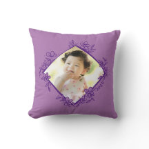 Blumenzettel Schwarz/Weiß-Kissen