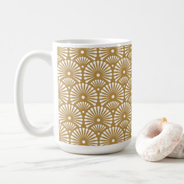 Blumenzierkaffee Tasse (Mit Donut)