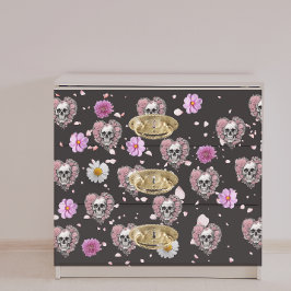 Blumenzuckerkulls Dekoupage Seidenpapier