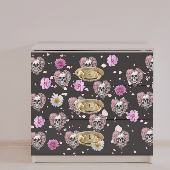 Blumenzuckerkulls Dekoupage Seidenpapier (Von Creator hochgeladen)