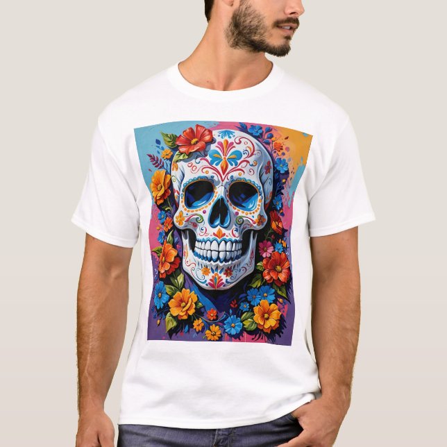 Blumenzuckerkultur T - Shirt für Kreativ (Vorderseite)