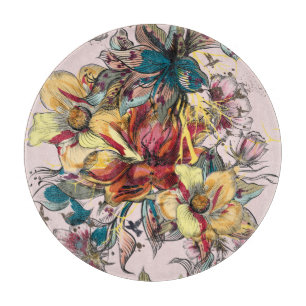 Blumenzuschnitt Schneidebrett