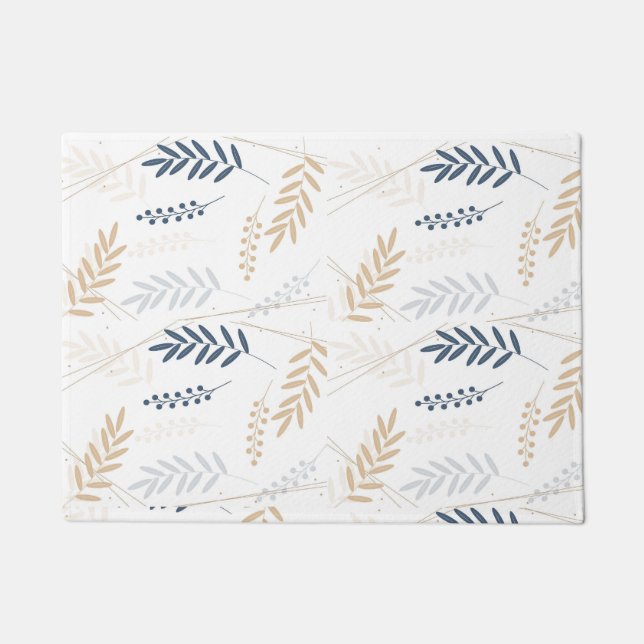 Blumenzweig Fußmatte (Vorderseite)