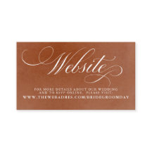 Blumenzwiebelkarte für Weiß und Terracotta