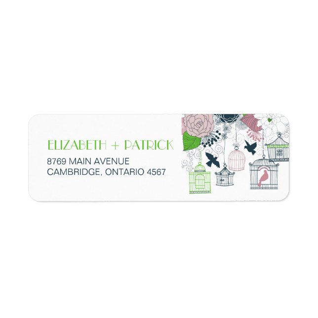 Blumenzwiebelmarke für Vintage Geburtstage (Vorne)