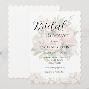 Blumenzwiebeln Bridal-Dusche Einladung